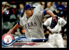 2018 Topps Update #US124 Ariel Jurado Rookie Card Texas Rangers