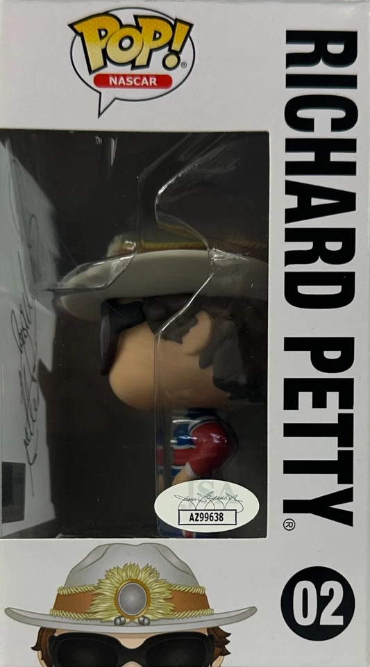 Richard Petty autografiado firmado Funko Pop #02 Nascar certificado de autenticidad JSA Foto 2 de 2