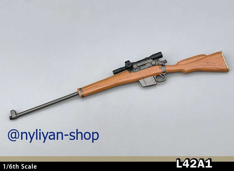 1/6 Male 054 L42A1 Sniper Rifle Gun Weapon Model Fit 12''Action Figure ...