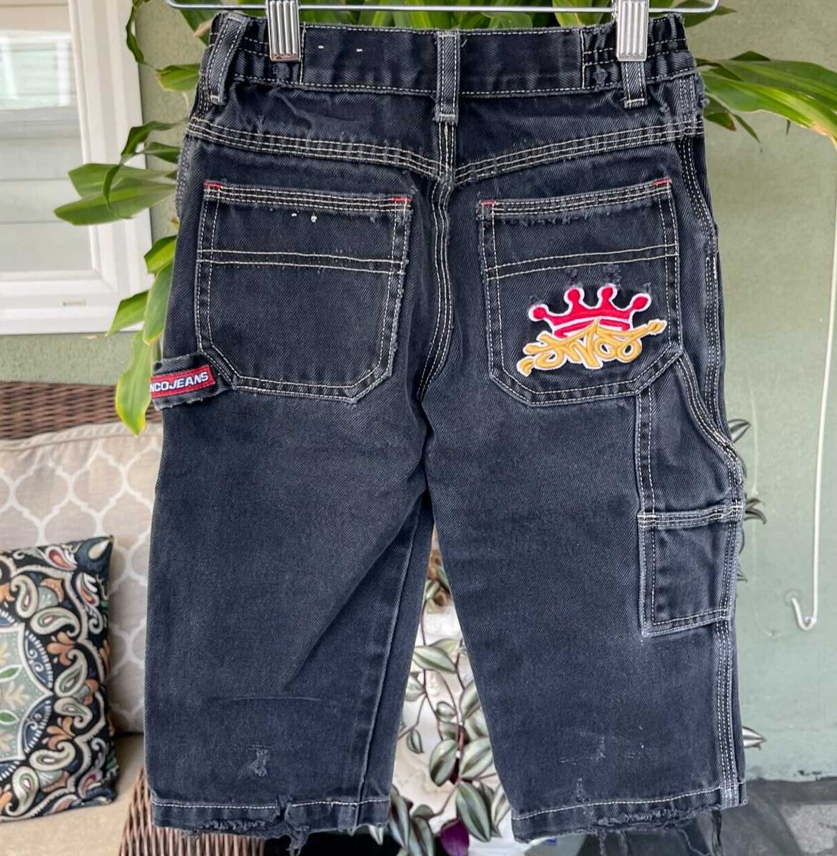 Baby JNCO Jeans Sz 4T? (20x13) Vintage Carpenter Toddler Crown