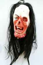 Life Size Halloween Props Scary Walking Dead Zombie Rotten Severed Blue Eye