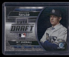 2023 Bowman Draft #BDN-5 Brayden Taylor Bowman Draft Night Tampa Bay Rays