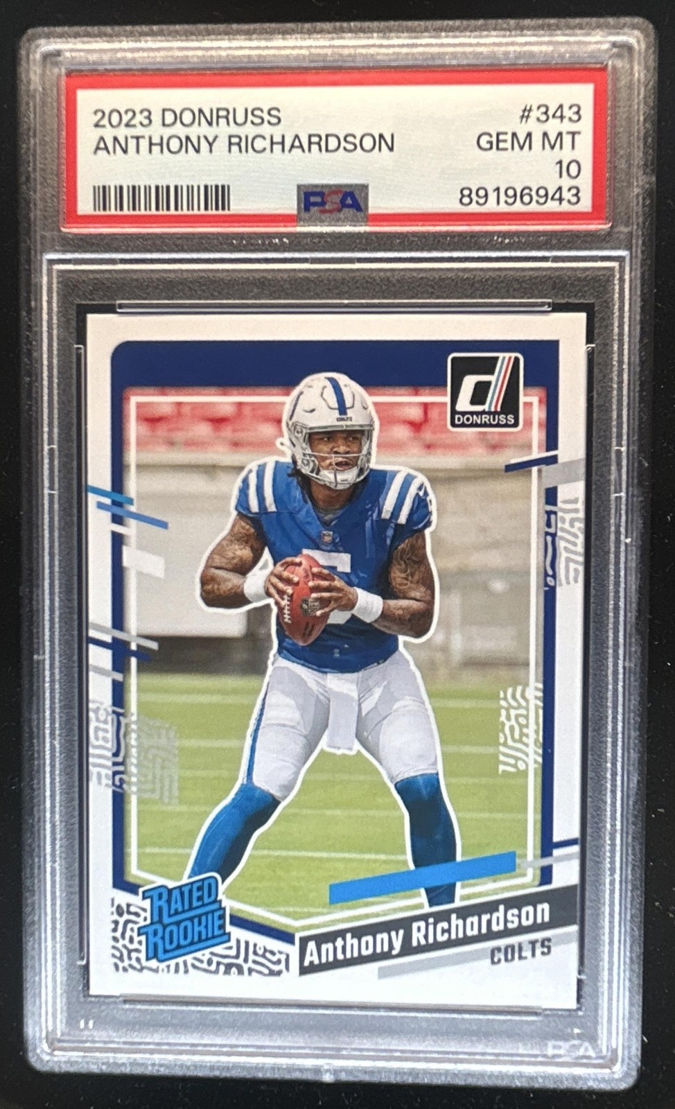 Anthony Richardson Panini Donruss #343 Base