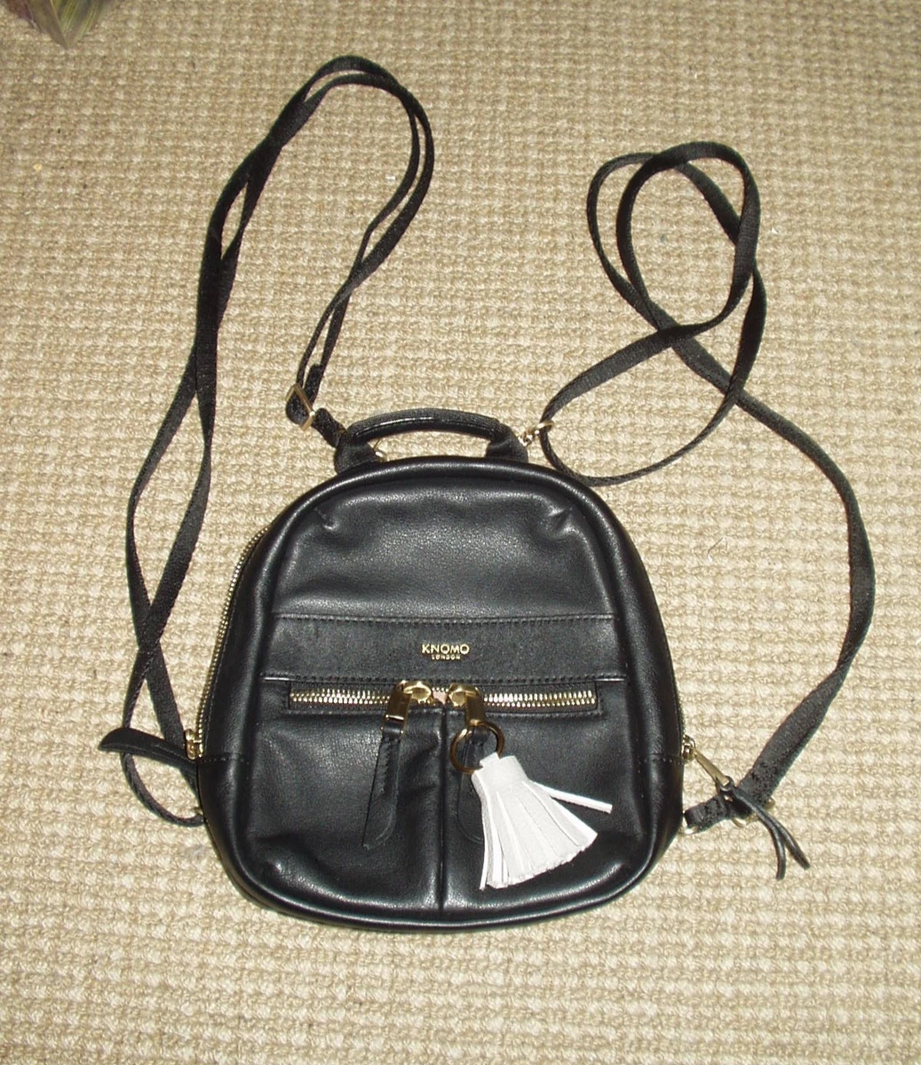 beaux leather backpack by knomo Black Beauchamp 15" Laptop | London the Beauchamp is always looking good. Bag Knomo Beaux Laptop Bag