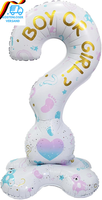 GroßEr Gender Reveal Balloon 155X76Cm, Boy Or Girl Deko FüR Gender Reveal Party,