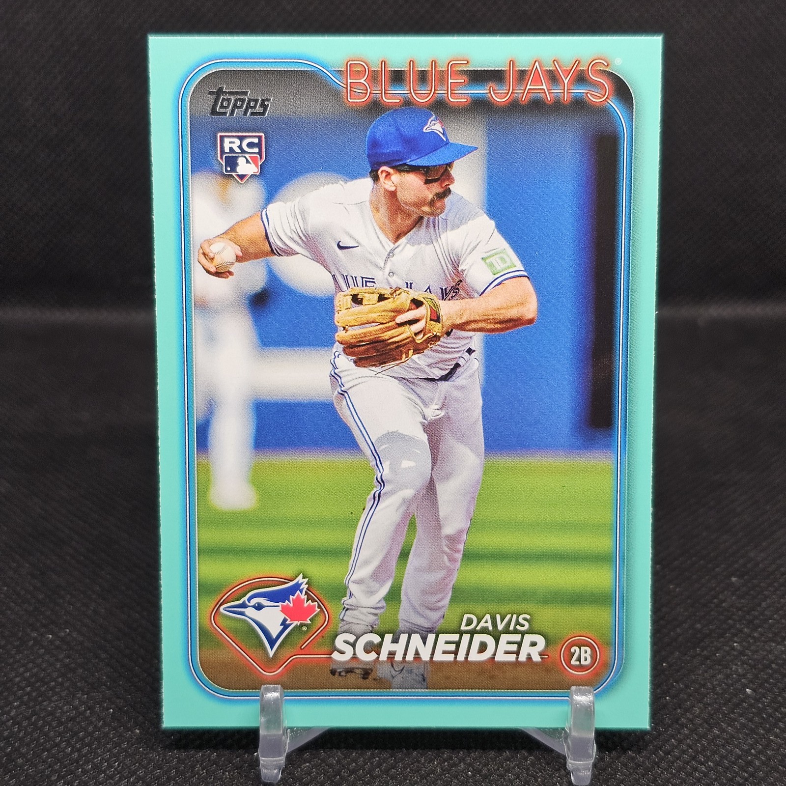 2024 Topps #189 Davis Schneider Aqua