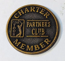 Charter Member Partner Club Golf Ball Marker