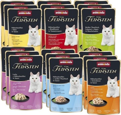 animonda Vom Feinsten Adult Nassfutter Filet Kreationen (18 x 50 g)ausgewachsene