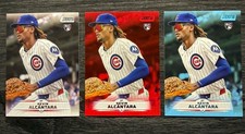 2025 Topps Stadium Club - Kevin Alcantara Rookie Red & Blue Foil & Base #91