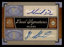 2012 SP Dual Signatures #MIA9 Mike Dunn/Kyle Skipworth Auto