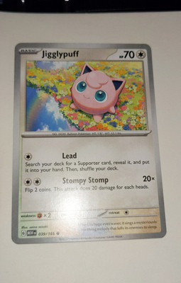 Jigglypuff 039/165 - Pokemon SV:151 • Normal • Common • NM | eBay
