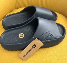 NEW QUICKSILVER MENS 12 CLOUDBREAK SHOES CLOGS SLIDES SANDALS SLIPPERS NAVY BLUE