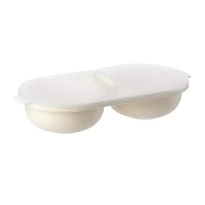1 Stück Mikrowelle Eier Pochierer, Doppeltassen Eierkocher, Küchenhelfer, Heiße Frühlingsei