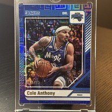 2024-25 Panini Donruss- Cole Anthony #11 Choice Blue Mojo 15/49 Orlando Magic