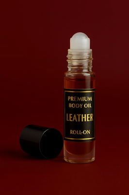 #ad Leather Concentrated Roll On Body Oil Perfume Itr Arabian $9.99