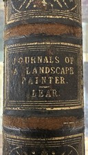 FIRST ED  Journals of a Landscape Painter in Southern Calabria Naples 1851 Lear