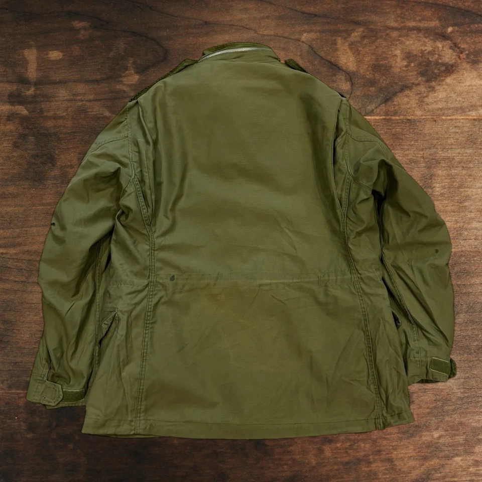 Vintage US Army M-65 Field Jacket Coat Cold Weather OG-107 Vietnam 60s Medium - Image 2 of 4