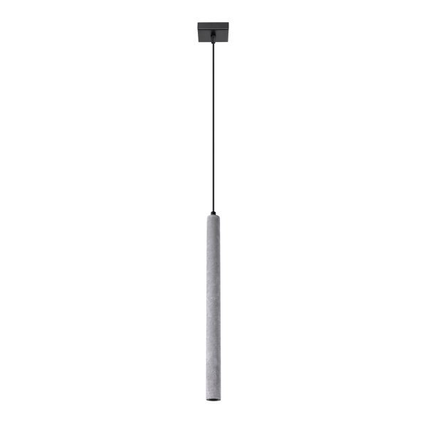 Suspension béton gris G9 Pastelo éclairage ciblé pour coin lecture sombre