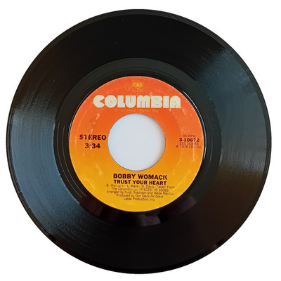 BOBBY WOMACK - TRUST YOUR HEART / WHEN LOVE BEGINS FRIENSHIP ENDS - US Imp. 1978