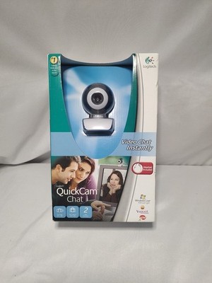 LOGITECH QUICKCAM CHAT USB VIDEO WEBCAM CONFERENCING SKYPE 961462-0403 M1-3