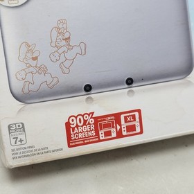 Nintendo 3DS XL Mario & Luigi Dream Team 32GB Handheld Silver W/ Preloaded Games