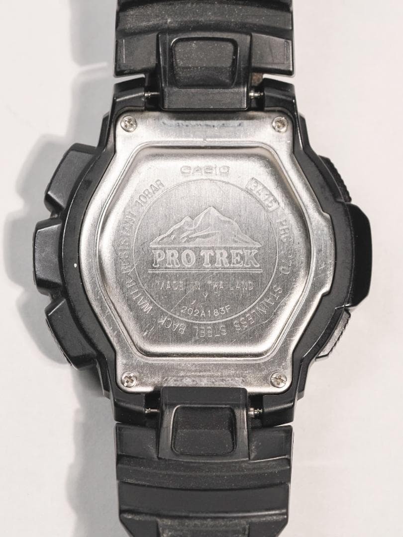 CASIO PRO TREK PRG-270-1AJF Black W/Box Tested Japan Used F/S | eBay