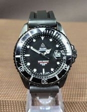 Orologio da polso automatico Elgin FK 531N SL cinturino in gomma nero data subacqueo 200 m