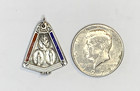 VTG WW2 US Air Corp 925 Sterling St Christopher Medallion — photo 2