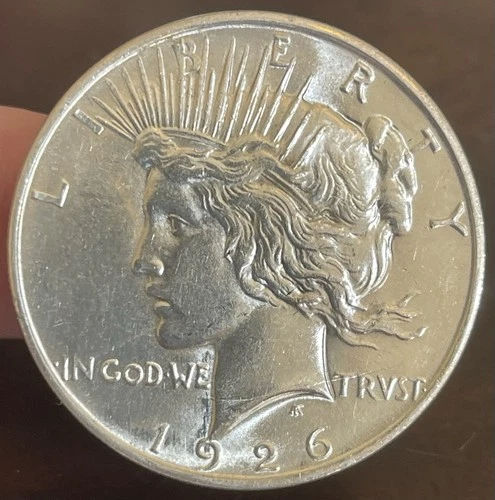 RARE BU! 1926 D Peace Silver Dollar ~ BRILLIANT MS with LUSTER!! 90% Silver $1