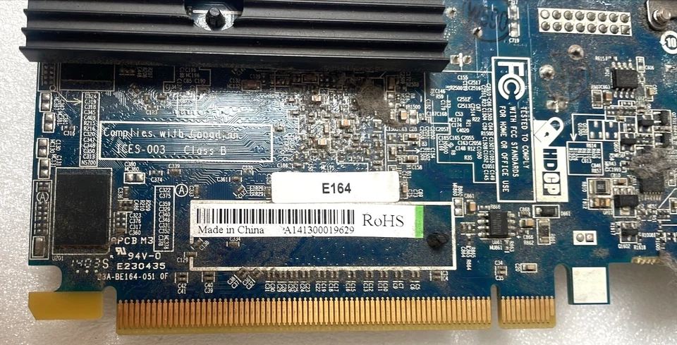Sapphire ATI Redeon HD5450 1GB DDR3 PCI-E DVI VGA HDMI Video Graphics Card - Image 3 of 4