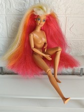 1996 Hula Hair Barbie Doll 17047 Vintage Mattel Long Rainbow Hair twist turn