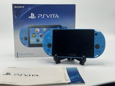 Sony Playstation PS Vita Slim 2000 Aqua Blau Konsole OVP Japan Top