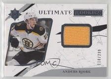 2017-18 Ultimate Collection Rookies Jerseys 110/299 Anders Bjork #86 a2i