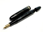cigar type handmade urushi lacquer ebonite fountain pen  No leaks 12cm