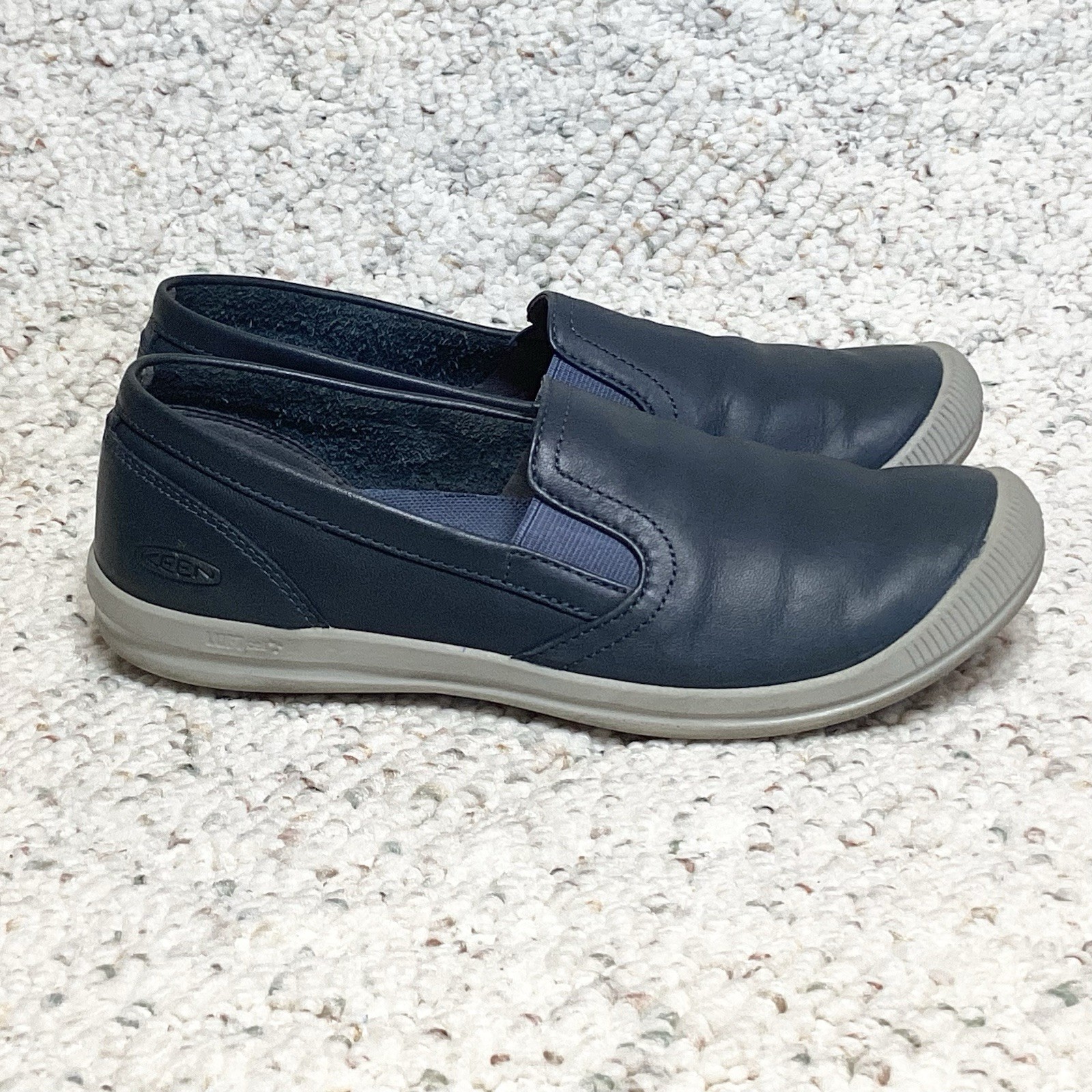 Mocassini donna Keen in pelle turchese scuro taglia 7