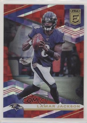 2020 Panini Donruss Elite Red /399 Lamar Jackson #19 02h6