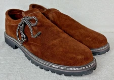 Authentic Bavarian Shoes Oktoberfest Costume German Leather Shoes Men Size 11