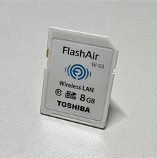 Toshiba Flashair 8GB Wireless LAN Wi-Fi SD Card SDHC Class 10 W-03 tested