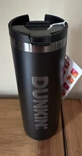 Dunkin’ Ion Stainless Sipper 18 Oz Black With Flip Top New Summer 2025