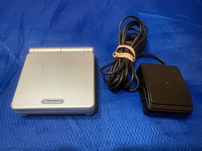 Nintendo Game Boy Advance SP Handheld System - Silver tested works