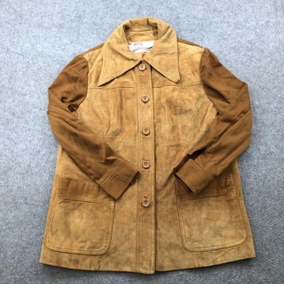 か*り様 70s Montgomery ward スウェードジャケット ヴィンテ Vintage Montgomery Ward Jacket Mens Large 18.5 Suede Pigskin Shirt
