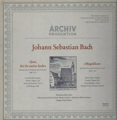 LP Bach Magnificat BWV 243 - Kantate - Cantata BWV 78 GATEFOLD NEAR MINT