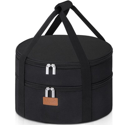 Lifewit Insulated Double Decker Casserole Carrier for 12-inch Baking Dish