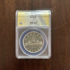 1951 Canada Silver Dollar - ANACS MS62