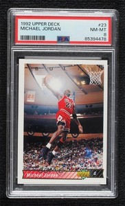 1992-93 Upper Deck Michael Jordan #23 PSA 8 HOF