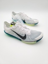 Nike Air Zoom Victory 2 Track Spikes White Electric Algae Men  s Size 12