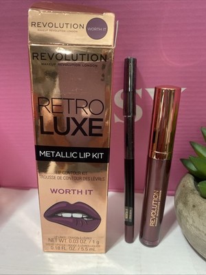 Revolution Retro Luxe Metallic Lip Kit - Worth it