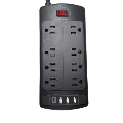 Surge Protector Power Strip Nuetsa Plug Extension Cord 8 Outlets USB C Smart