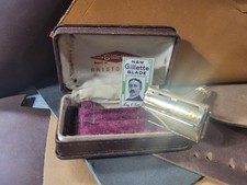Gillette Aristocrat With Case And Gillette Bl...