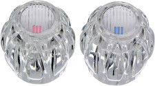 Danco 14884 Pair of Handles for Sterling Faucets, White Clear
